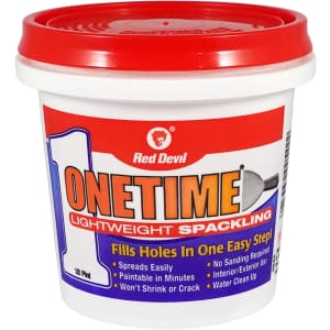 Red Devil ONETIME Spackle for Wall Repair: $2.97