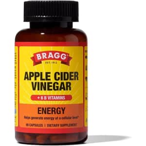 Bragg 90-Count Apple Cider Vinegar Capsules with B-12: $12 w/ Subscribe & Save