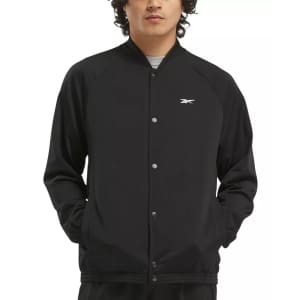 Reebok Men's Snap-Front Basketball Jacket: $28
