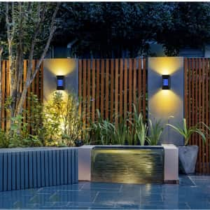 Solar Waterproof Light 4-Pack: $13