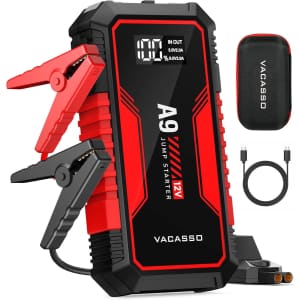 Vacasso 4000A 12V Portable Jump Starter: $35.99