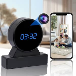HiSpyCam Hidden Camera Clock: $35.99