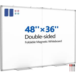 48" x 36" Magnetic White Board: $49.29