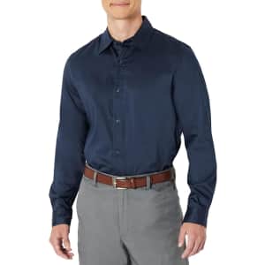 Amazon Essentials Men's Regular Fit Dress Shirt: $7.96
