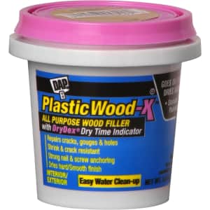 DAP Natural Plastic Wood-X W/Drydex 5.5-oz. Tub: $5