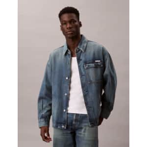 Calvin Klein Men's Denim Relaxed Field Jacket: $81 in cart