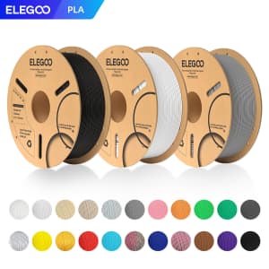 Elegoo 3D Printer 1.75mm Filament Rolls: Buy 6, get 4 free + 20% off Elegoo 3D Printer 1.75mm Filament Rolls: Buy 6, get 4 free + 20% off