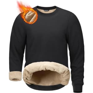 G Gradual Men's Sherpa Lined Sweatshirt: $23.99