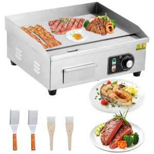 Garvee 14-Inch Commercial Stainless Steel Electric Grill: $69.99