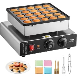 Vevor Mini Pancake Maker 25PCS Dutch Muffin Waffle Baker: $53.89