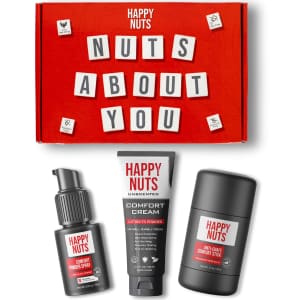 Happy Nuts Nuts About You Anti-Chafing Deodorant Essentials Gift Set: $35 Happy Nuts Nuts About You Anti-Chafing Deodorant Essentials Gift Set: $35