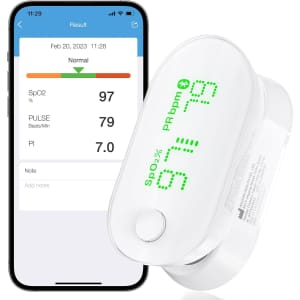 iHealth AIR Rechargeable Fingertip Pulse Oximeter: $22 w/ Prime