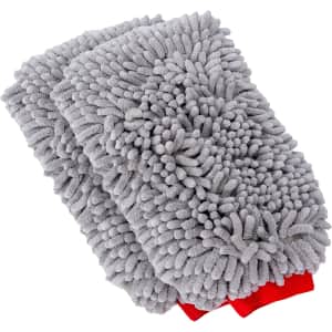 Mothers Chenille Car Wash Mitt 2-Pack: $13