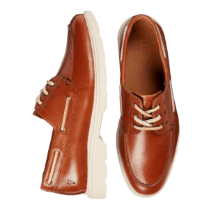 Frye Men's Connor Leather Lace-Up Boat Shoes: $49.99