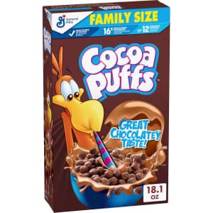 Cocoa Puffs 18.1-oz. Cereal: $3.29 via Sub & Save