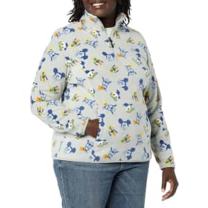 Amazon Essentials x Disney Women's Polar Fleece Quarter-Zip Pullover: $7.99 Amazon Essentials x Disney Women's Polar Fleece Quarter-Zip Pullover: $7.99