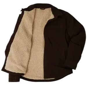 32 Degrees Men's Sherpa-Lined Corduroy Shirt Jacket: $20 32 Degrees Men's Sherpa-Lined Corduroy Shirt Jacket: $20
