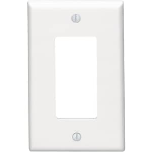 Leviton 1-Gang Decora/GFCI Device Wallplate: 99 cents
