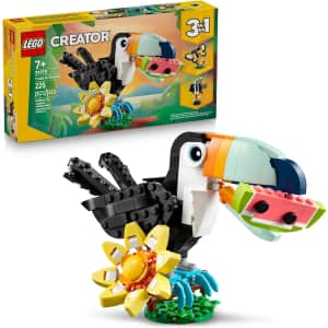 LEGO Creator Wild Animals: Tropical Toucan 3-in-1 Set: $13.49