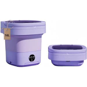 GrinChat 16L Portable Folding Mini Washing Machine: $29.99