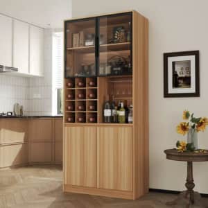 Fufu & Gaga 12-Bottle Wine Cabinet: $123 Fufu & Gaga 12-Bottle Wine Cabinet: $123