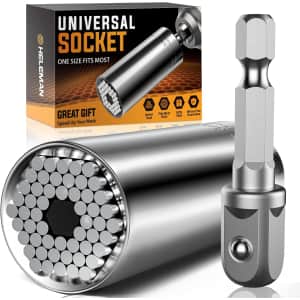 Socket Set with Power Drill Adapter: $7 w/ Prime Socket Set with Power Drill Adapter: $7 w/ Prime