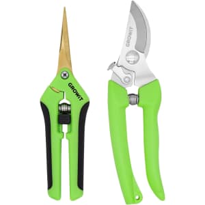 7" Pruning Shears & Gardening Scissors Set: $8