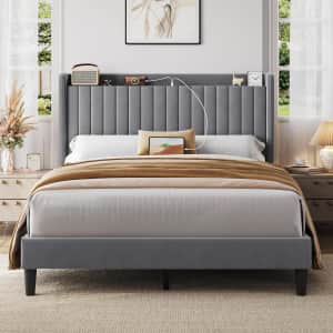 Yaheetech Queen Bed Frame: $127.99