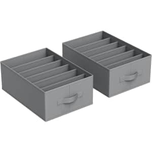 Songmics Wardrobe Clothes Organizers 2-Pack: $9.99