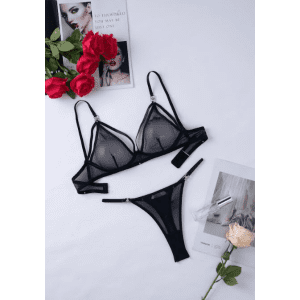 Avidlove Women's Sheer Floral Mesh Lingerie: $4.99