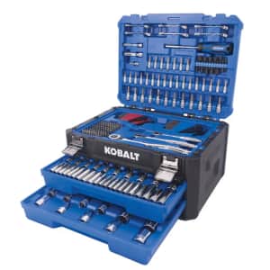 Kobalt 302-Piece Metric and SAE Mechanics Tool Set: $99