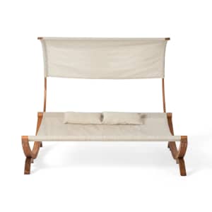 Noble House Lansden Sunbed with Canopy: $206