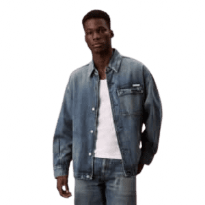 Calvin Klein Men's Denim Relaxed Field Jacket: $51 in cart