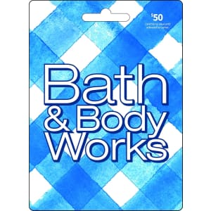 $50 Bath & Body Works Gift Card: $40 $50 Bath & Body Works Gift Card: $40