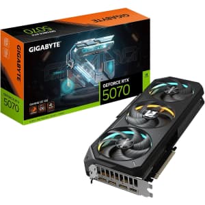 Gigabyte GeForce RTX 5070 12GB 192-bit GDDR7 PCIe 5.0 Gaming OC 12G Graphics Card: $549.99