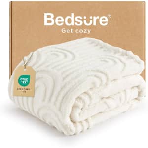 Bedsure 50" x 60" GentleSoft Fall Throw Blanket: $14