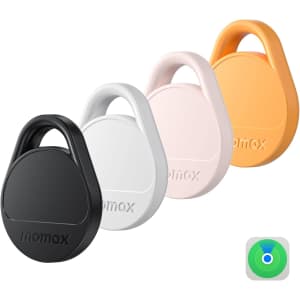 Momax Key Finder Tracker Tag for iOS 4-Pack: $20