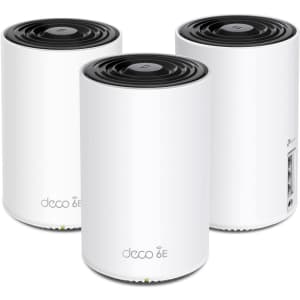 TP-Link Deco XE75 AXE5400 Tri-Band WiFi 6E Mesh System: $200