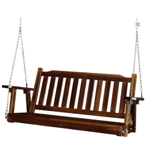 4-Foot Solid Wood Porch Swing: $72