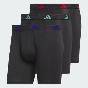 adidas Men's Microfiber Boxer Briefs 3-Pack: $14