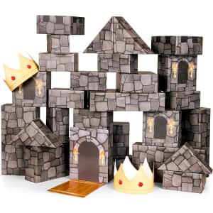 National Geographic 30-Piece Jumbo Cardboard Building Blocks: $15