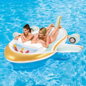 Play Day Inflatable Private Jet Pool Float: $26.97