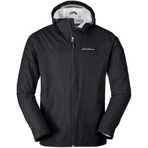 Eddie Bauer Men's Cloud Cap Rain Jacket: $50
