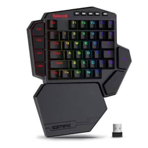 Redragon K585 PRO 3-Mode RGB 40% Gaming Keyboard: $35
