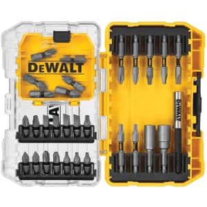 DeWalt TOUGH GRIP 30-Piece Screwdriver Bit Set: $3.72