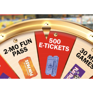 Chuck E. Cheese Spin The Wheel: Win free prizes