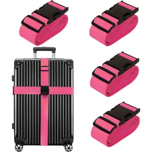 Chelmon Luggage Straps 4 Pack: $6.11
