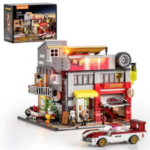 Lumibricks 1935-Piece Street MOD Garage: $70