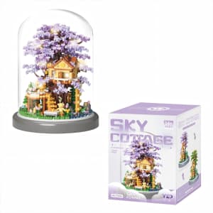 2,680-Piece Cherry Blossom Bonsai Tree House Building Kit: $16.49
