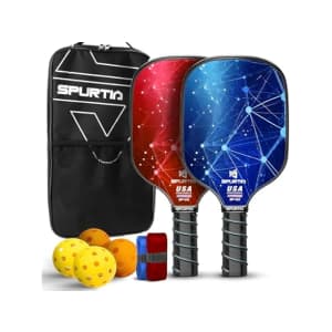 Spurtia Pickleball Paddles Set: $7.99